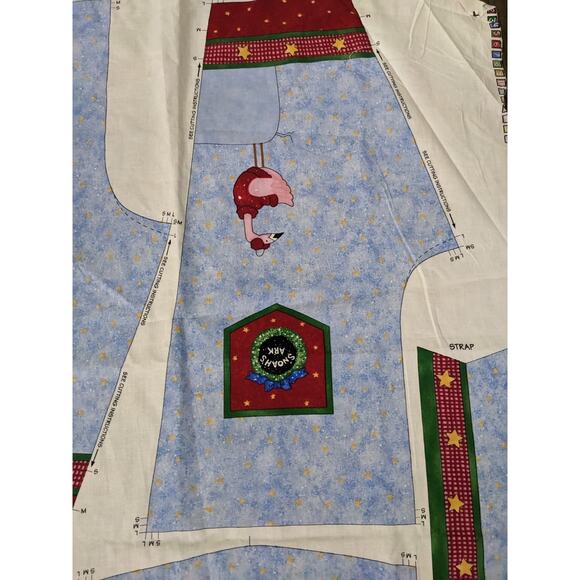 Snoahs Ark Daisy Kingdom Infant Overall Fabric Panel 6 12 24 Months Easy Cut Sew - Picture 5 of 8